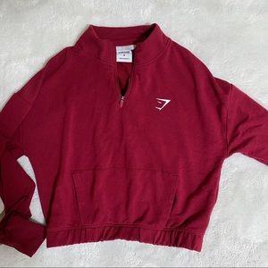 Gymshark Burgundy Pullover